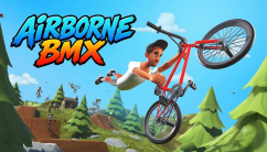 Airborne BMX background