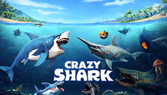 Crazy Shark background