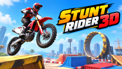 Stunt Rider 3D background