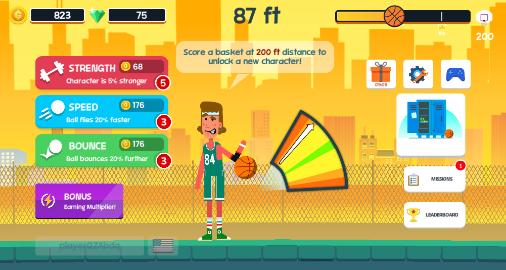 Basketball Hit Screenshot
