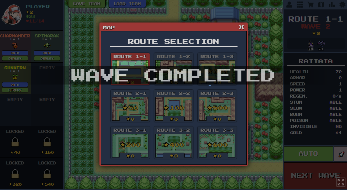 pokepath td screenshot