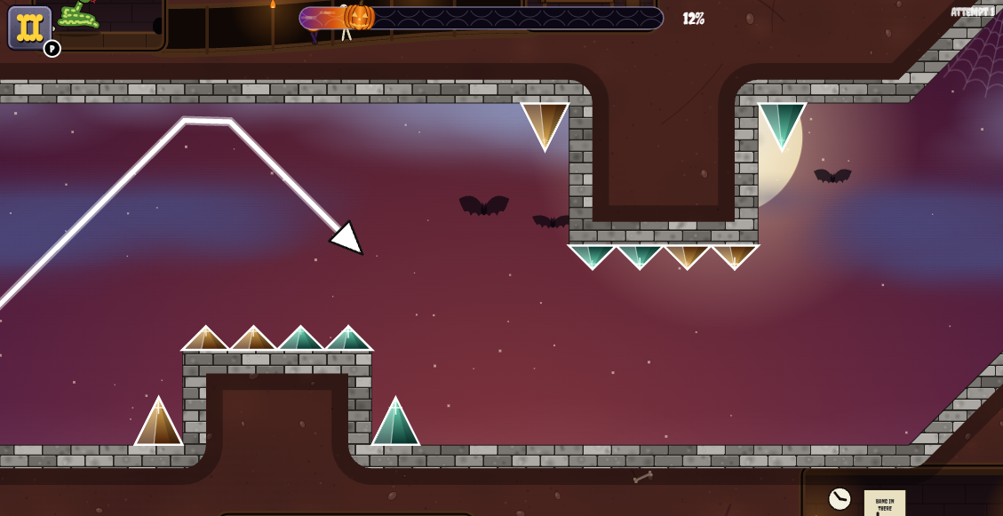 Space Waves Halloween Screenshot